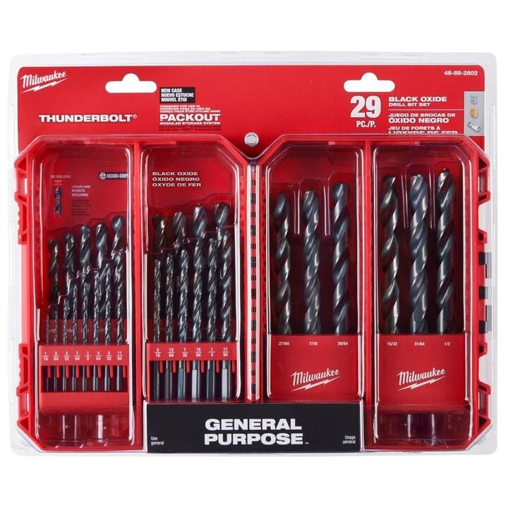 Milwaukee THUNDERBOLT Black Oxide Drill Bit Set  29PC, large image number 8