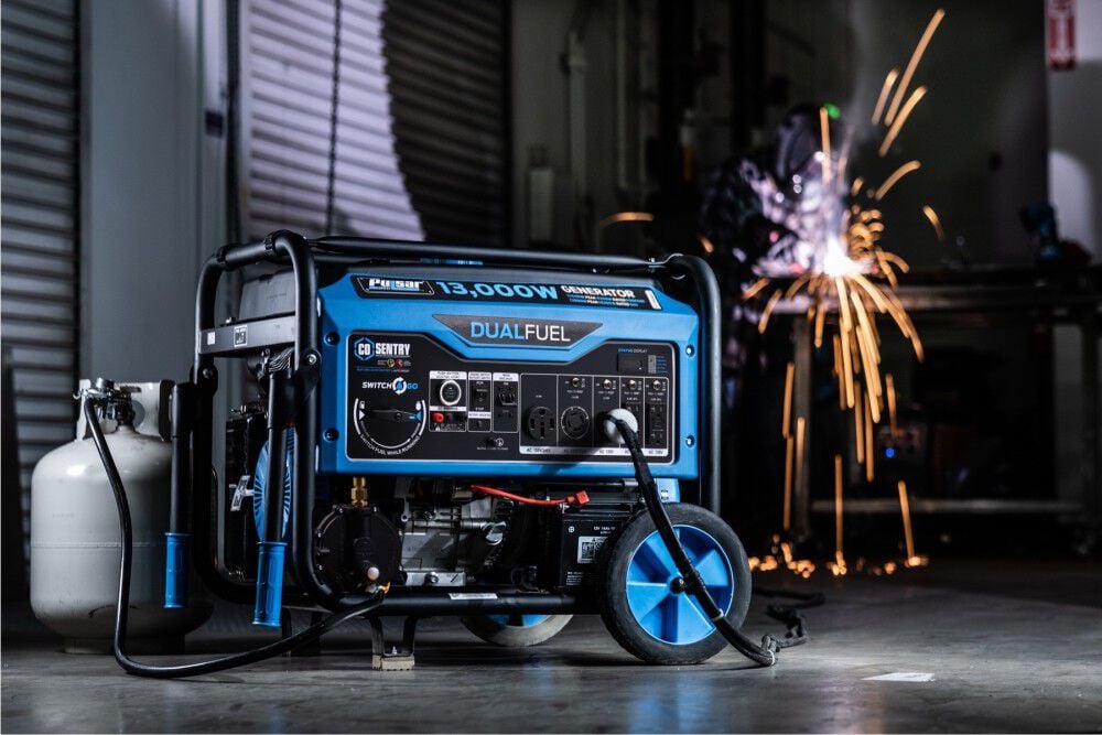 Pulsar Products 13,000 Watt Dual Fuel 50-State Portable Generator with CO Alert, large image number 6