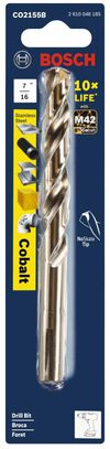 Bosch 7/16 Inch X 5-1/2 Inch Cobalt M42 Drill Bit, small image number 3