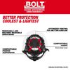 Milwaukee BOLT Green Full Brim Vented Safety Helmet Type 2 Class C & Cooling Fan Bundle, small image number 4