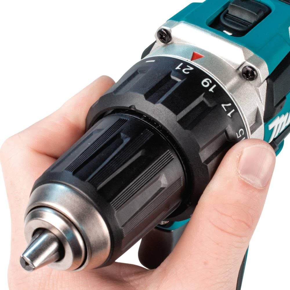 Makita 18 Volt LXT Lithium Ion Brushless Cordless 1/2 Inch Driver Drill (Tool Only) & Impact GOLD 14 Pc. Titanium Drill Bit Set Bundle, large image number 8