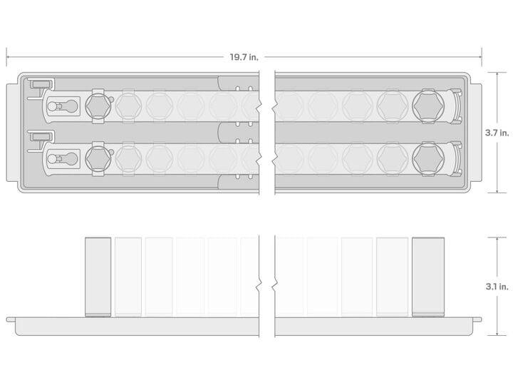 Tekton 3/8 Inch 6 Point Socket Set, 30 Pieces (1/4-1 Inch), large image number 6