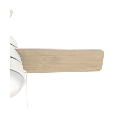Hunter Fan Aker Ceiling Fan 36in Fresh White/Natural Wood, large image number 9