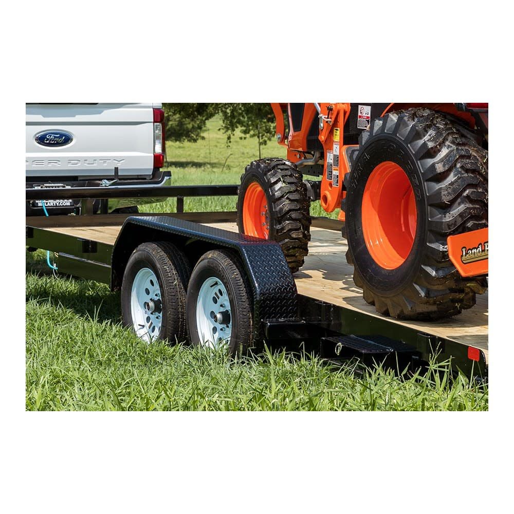 Orangeline Utility Trailer 83in x 20' Tractor Hauler Pipe Top, large image number 3