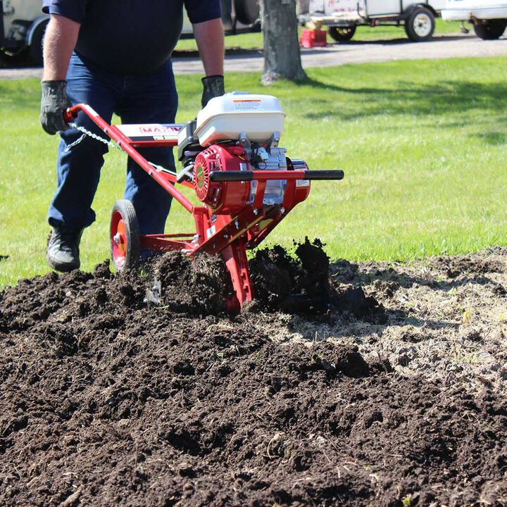 Maxim 26 Inch Mid Tine Commercial Garden Tiller with 163cc GX160 Honda Gas Engine, large image number 11