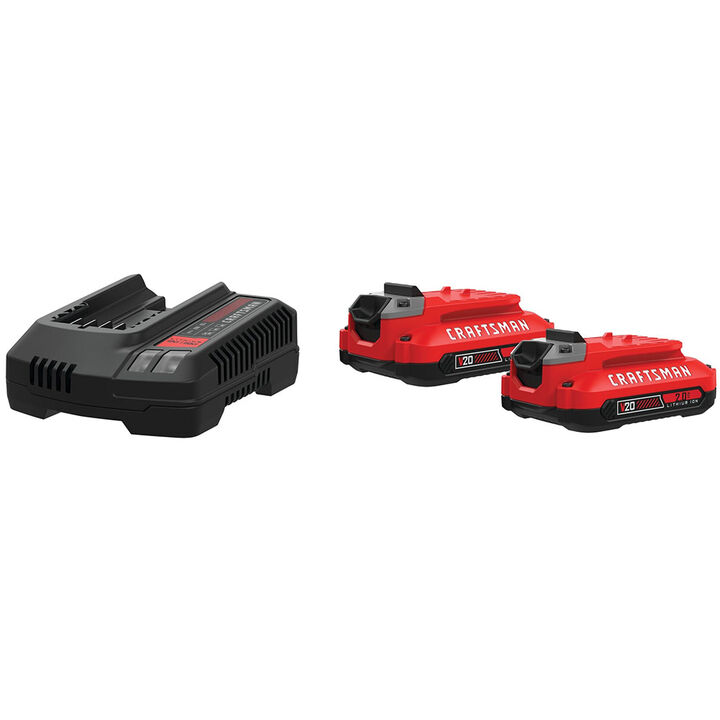 CRAFTSMAN V20* 2Ah Lithium Ion Starter Kit