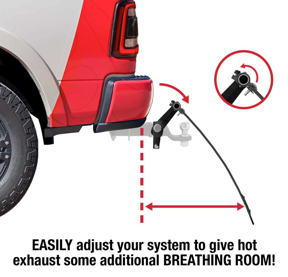 Rock Tamers 3 Inch Drawbar Adjustable Mudflap System, large image number 6