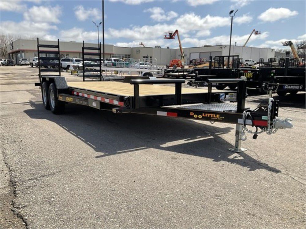 Doolittle Trailer Mfg 7' x 20' Equipment Hauler 2022 Black, large image number 3