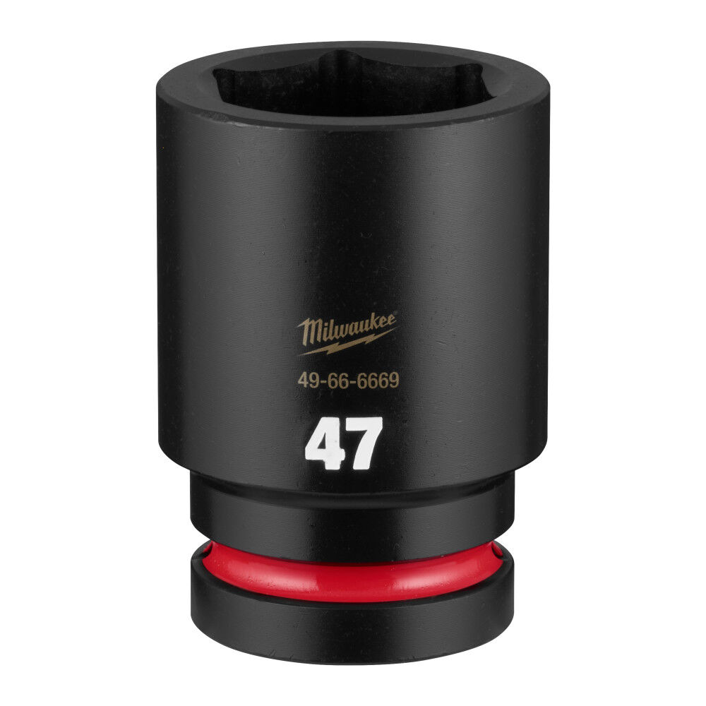 Milwaukee SHOCKWAVE Impact Duty 1 Inch Drive 47mm Deep 6 Point Socket - 49-66-6669