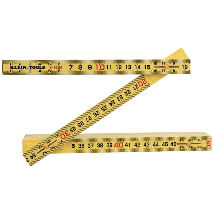 Klein Tools 6 Ft. Metric Fiberglass Folding Ruler, large image number 2