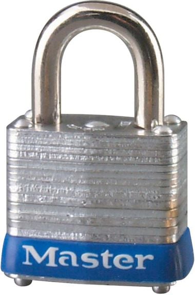 Master Lock 1-1/8 In. (29mm) Wide Laminated Steel Pin Tumbler Padlock - 7D