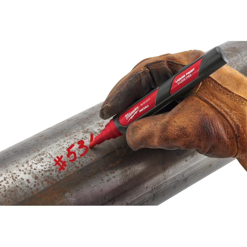 Milwaukee INKZALL Red Paint Marker, large image number 6