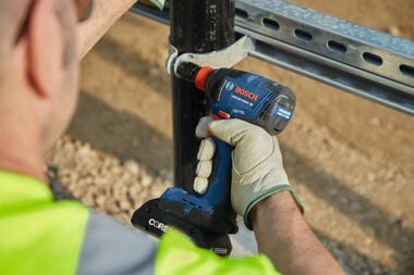 Bosch 18V 2 Tool Combo Kit with Socket Ready Impact Driver Brute Tough 1/2in Hammer Drill/Driver with 1 CORE18V 8Ah Performance Battery & 1 CORE18V 4Ah Compact Battery, large image number 7