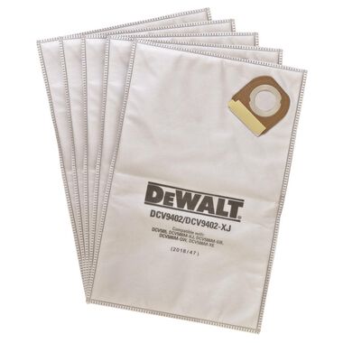 DEWALT Disposable Fleece Liner for DCV585 Dust Extractor (5 PK)
