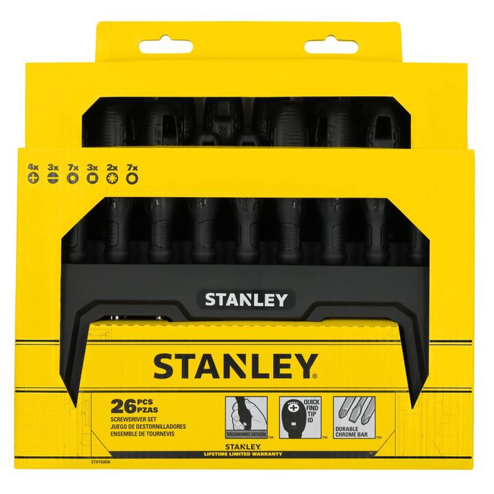 Stanley Screwdriver Set with Stand 26pc, large image number 3