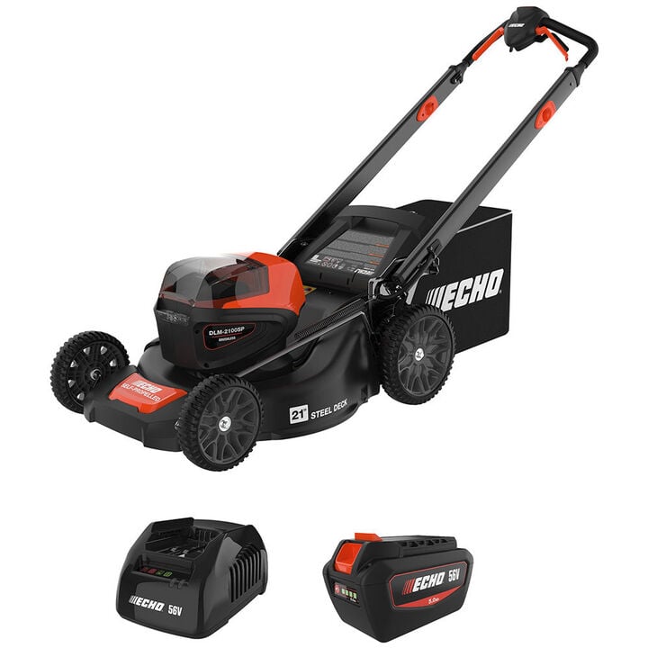 Echo 21in 56V 3-in-1 Self-Propelled Lawn Mower with 5Ah Battery