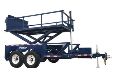 Air-Tow Trailers 10' 6in x 6' 2in Drop Deck & Dock Height Trailer - 8000 lb. Cap, large image number 0