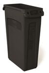 Rubbermaid 23 Gallon Slim Jim Container Black, small image number 1