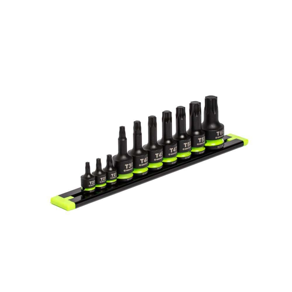 GripEdge Tools Rounding Prevention Technology Impact Star Driver Set 10 Pieces, large image number 2
