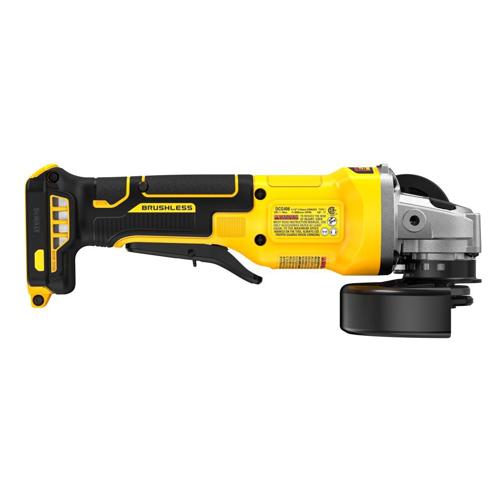 DEWALT 20V MAX 4 1/2 Inch Paddle-Switch Grinder (Bare Tool), large image number 2