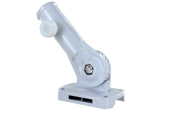 Valley Forge Flag 13-Positions Adjustable White Cast Aluminum Pole Bracket, large image number 1