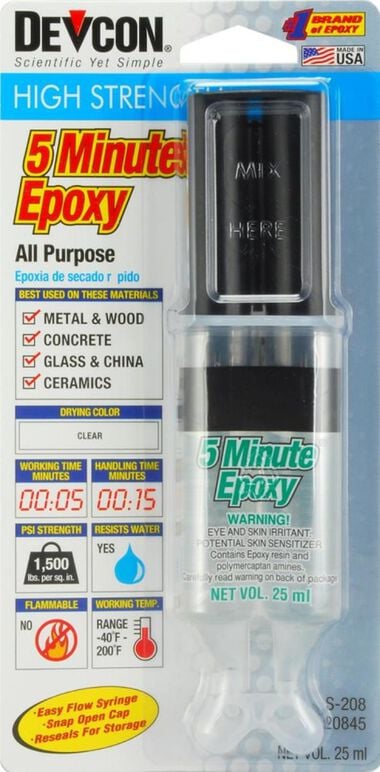 Permatex 0.85 oz 5 Minute Epoxy