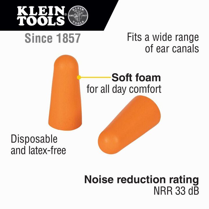 Klein Tools Foam Earplugs 50 Pair, large image number 1