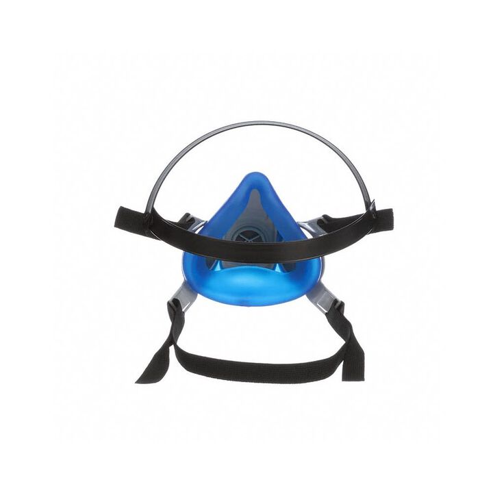 MSA Safety Works Advantage 200 LS Rubber Half-Mask Respirator, Blue, Medium, large image number 4