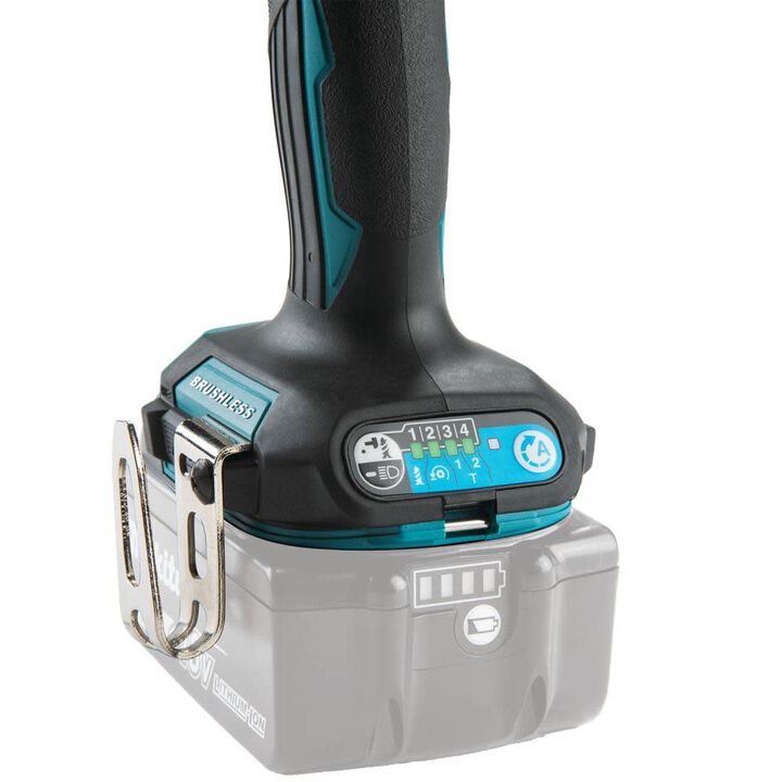 Makita 18V LXT Lithium Ion Brushless Cordless Quick Shift Mode 4 Speed Impact Driver Tool Only & ImpactX 100 pc. Driver Bit Set Bundle, large image number 18