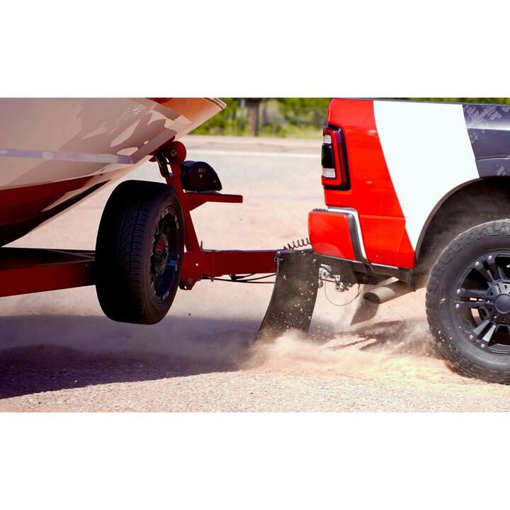 Rock Tamers 2 Inch Drawbar Adjustable Mudflap System, large image number 7