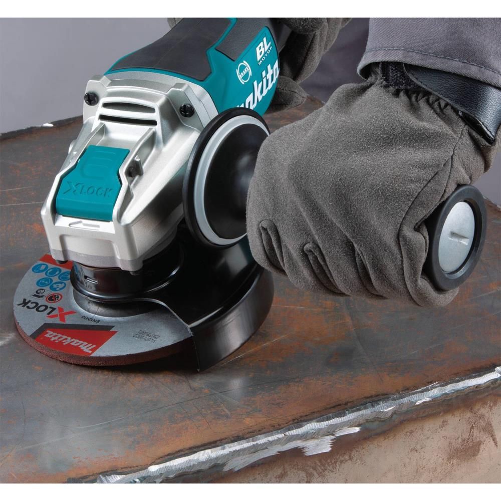 Makita Promotional 18V LXT 4-1/2 / 5in Paddle Switch X-LOCK Angle Grinder with AFT (Bare Tool), large image number 5