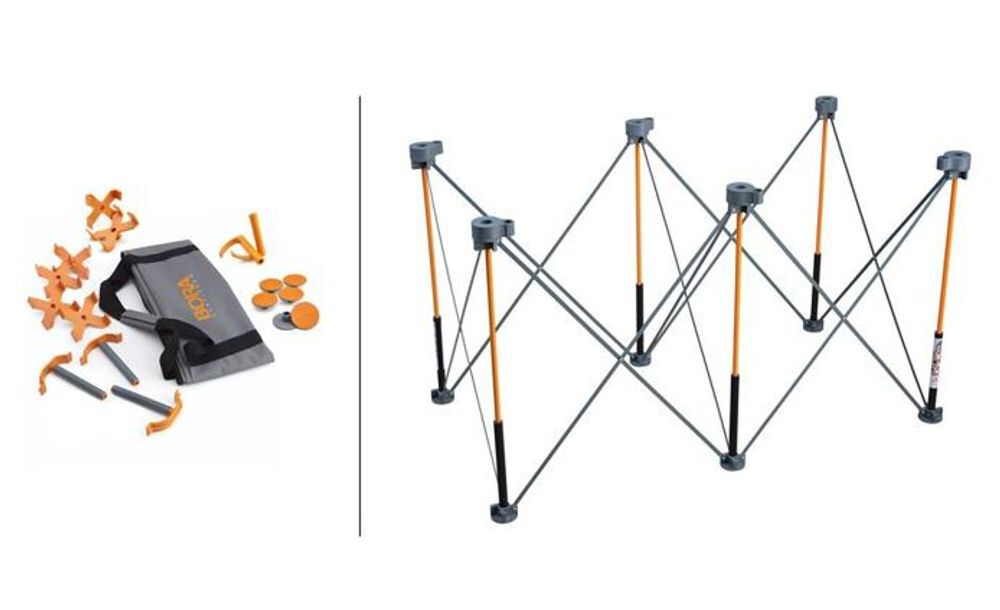 Bora Portamate 30in x 24in x 48in Steel Centipede Work Support Sawhorse with BONUS Accessories, large image number 1