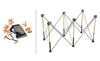Bora Portamate 30in x 24in x 48in Steel Centipede Work Support Sawhorse with BONUS Accessories, small image number 1