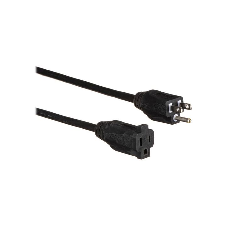 Century Wire Pro Classic 50 ft 12/3 SJTW Black Non-Lighted Extension Cord, large image number 2