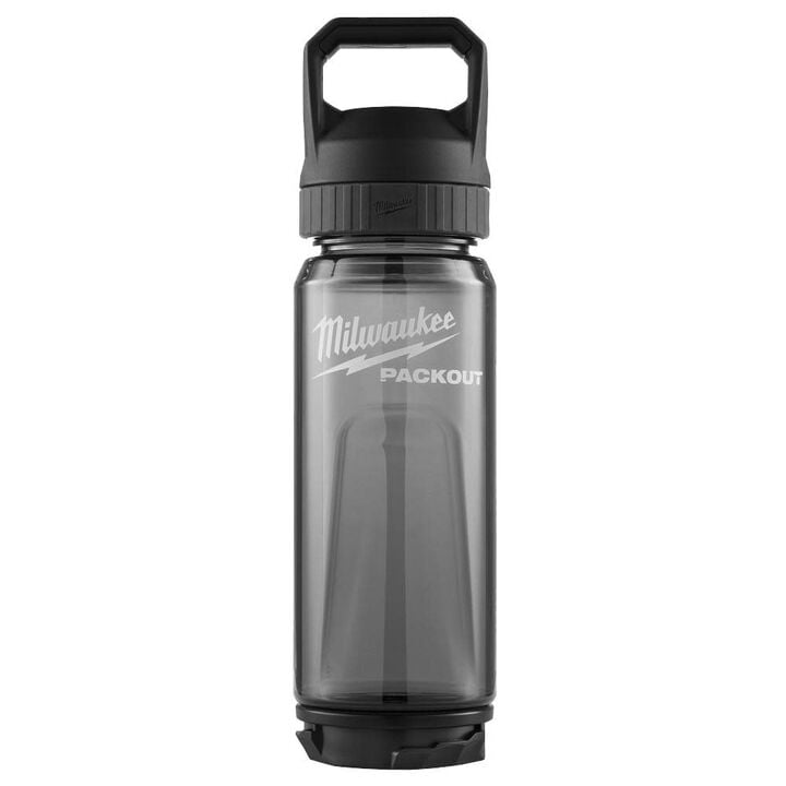 Milwaukee PACKOUT 25oz Bottle with Chug Lid Black