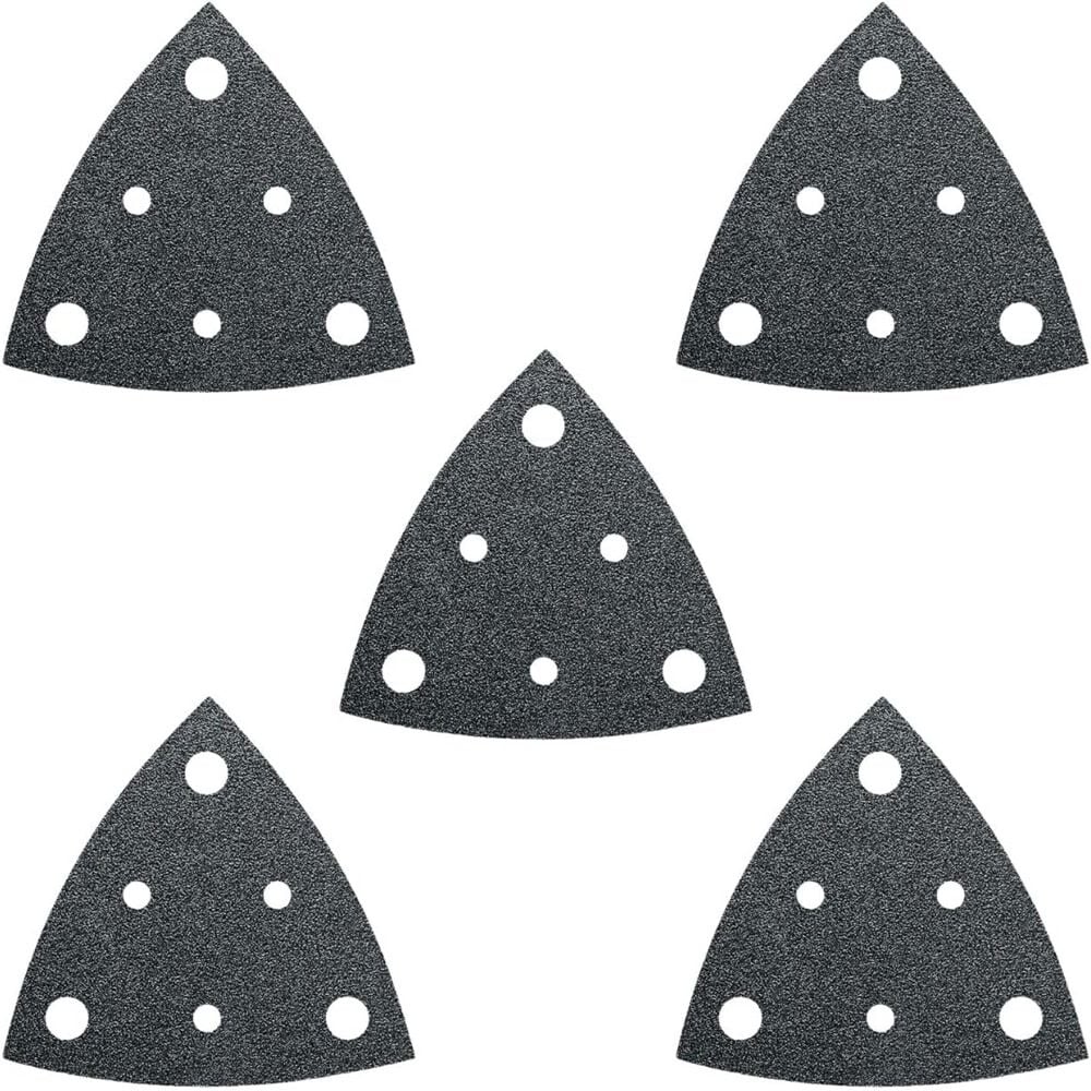Fein Dustfree Sandpaper Triangle Hook & Loop, 220 Grit, 5 Pack – 63717115041