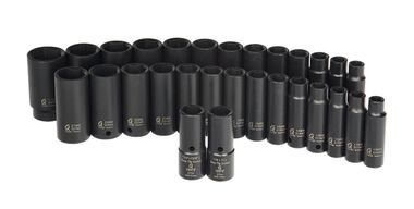 Sunex 29 pc. 1/2 In. Dr. SAE & Metric Double Deep Impact Socket Set, large image number 5