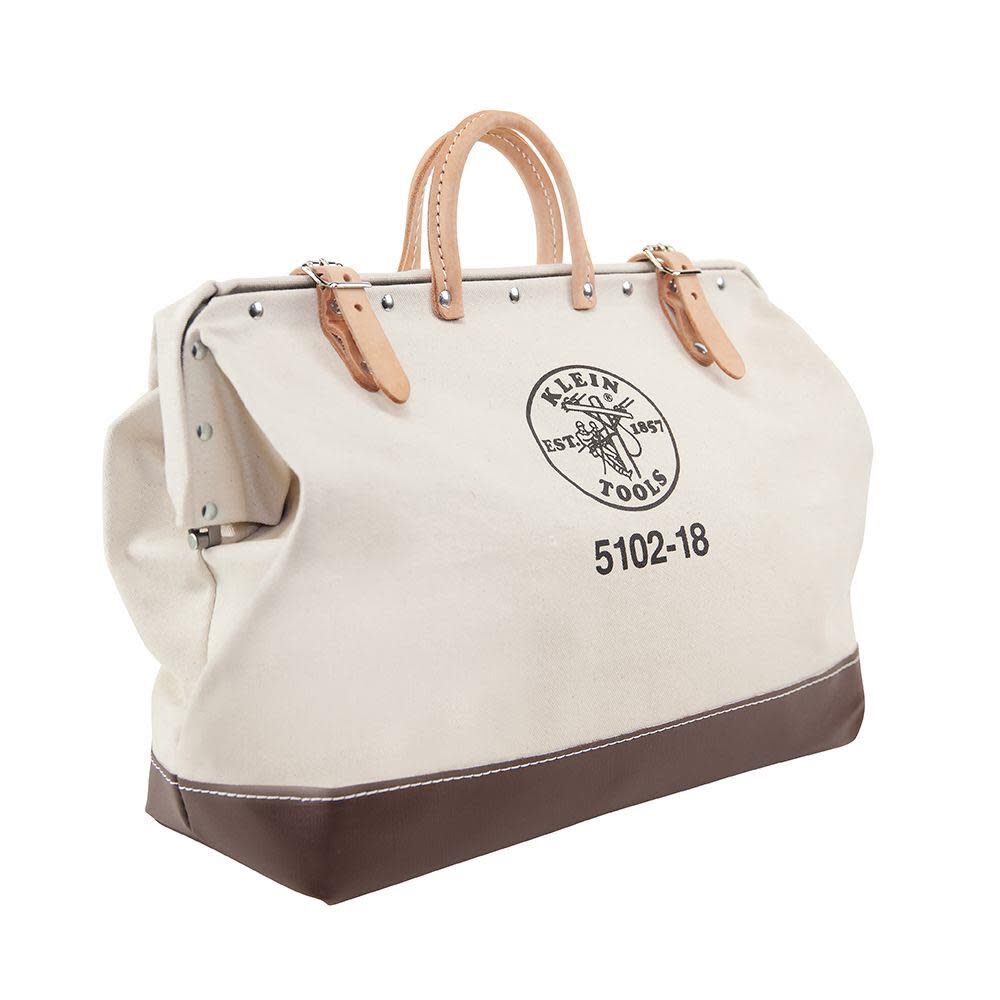 Klein Tools 18in (457 mm) Canvas Tool Bag – 5102-18