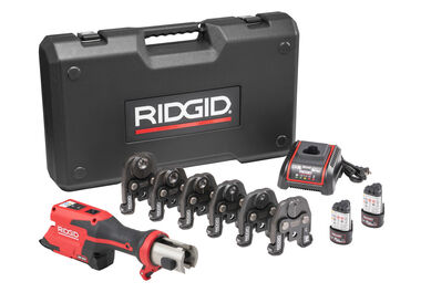 Ridgid RP 251 Press Tool Battery Kit with RLS Jaws ( 1/4 Inch - 7/8 Inch)