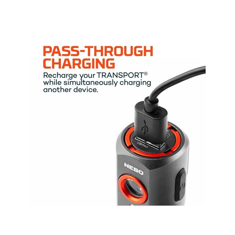 Nebo Transport 400 3V Battery 2-In-1 Car Charger & Flashlight, large image number 6