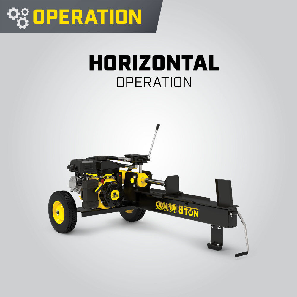Champion Power Equipment 8-Ton Compact Horizontal Gas Log Splitter with Auto Return, large image number 5