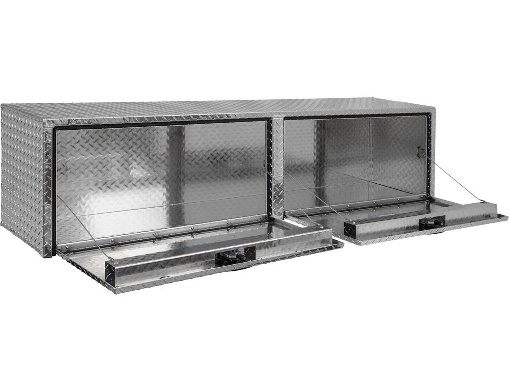 Buyers Products Company 18x16x72 Inch Diamond Tread Aluminum Topsider Truck Box, large image number 3