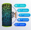 John Boy Thermal Face Guard Reversible Geometric and Green Pattern, small image number 3