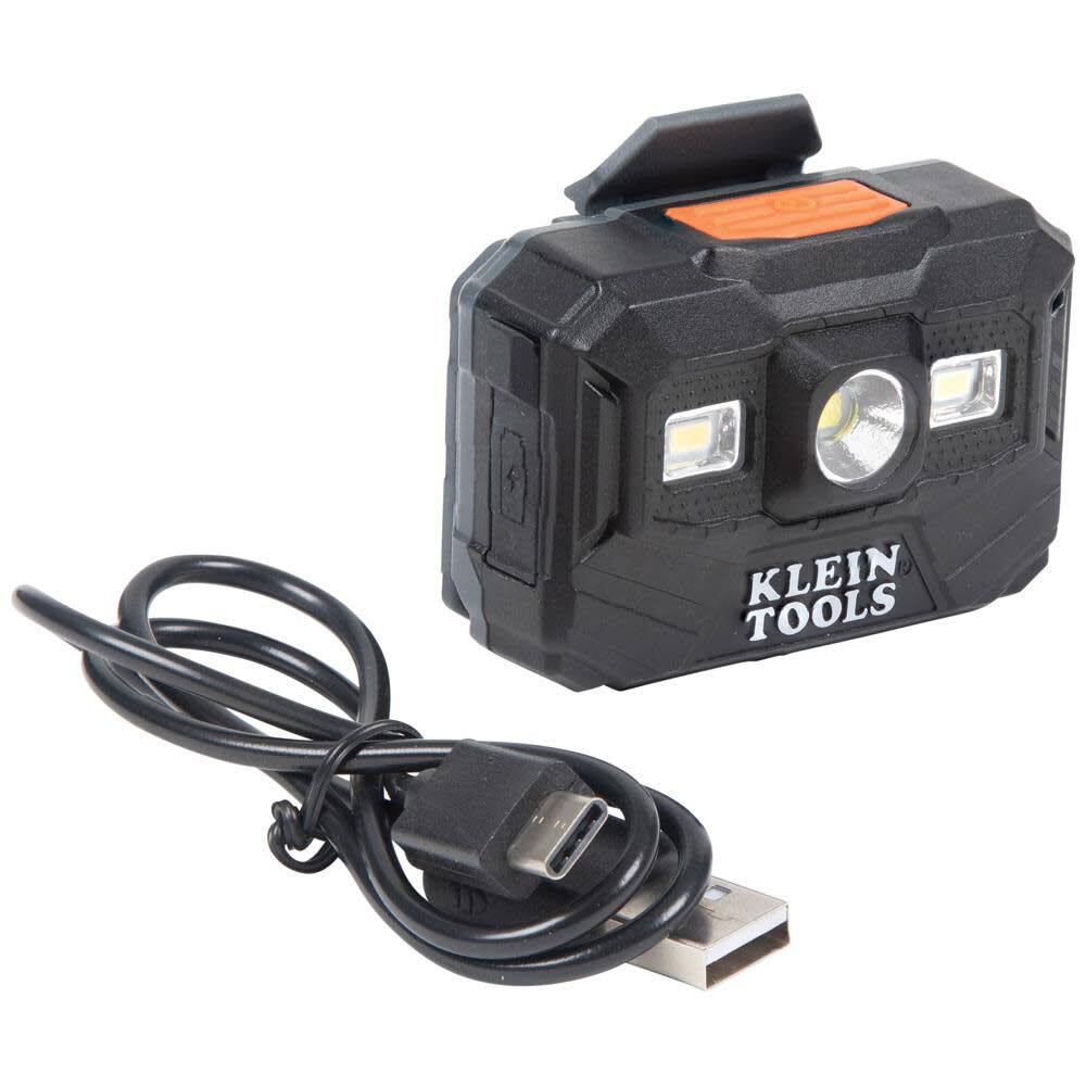 Klein Tools Safety Helmet Vented-Class C with Rechargeable Headlamp White, large image number 10