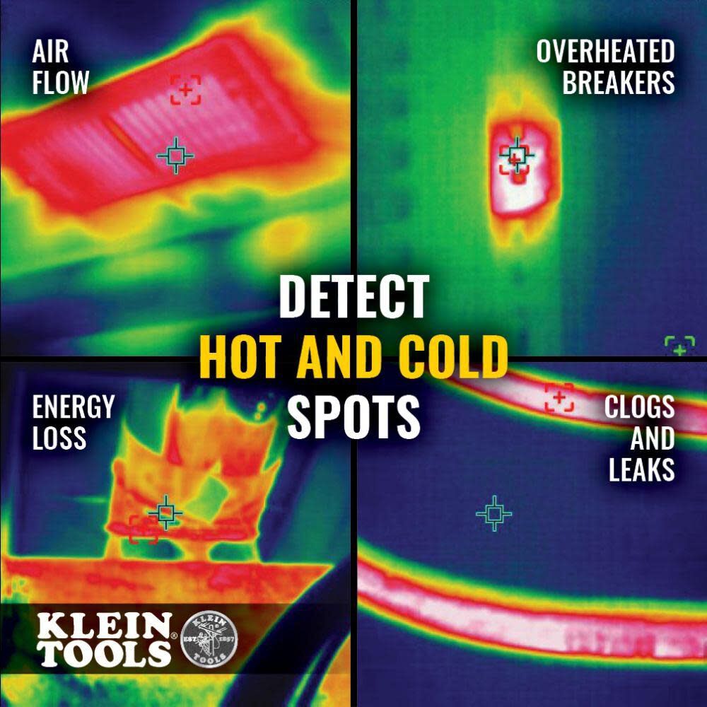 Klein Tools Rechargeable Pro Thermal Imaging Camera 76800 Pixels Wi Fi Data Transfer, large image number 3