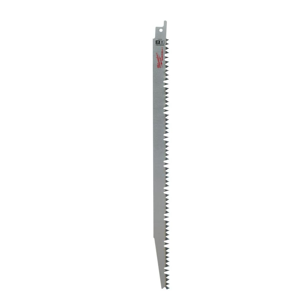 Milwaukee 12 in. 5 TPI Pruning SAWZALL Blades 5PK, large image number 1