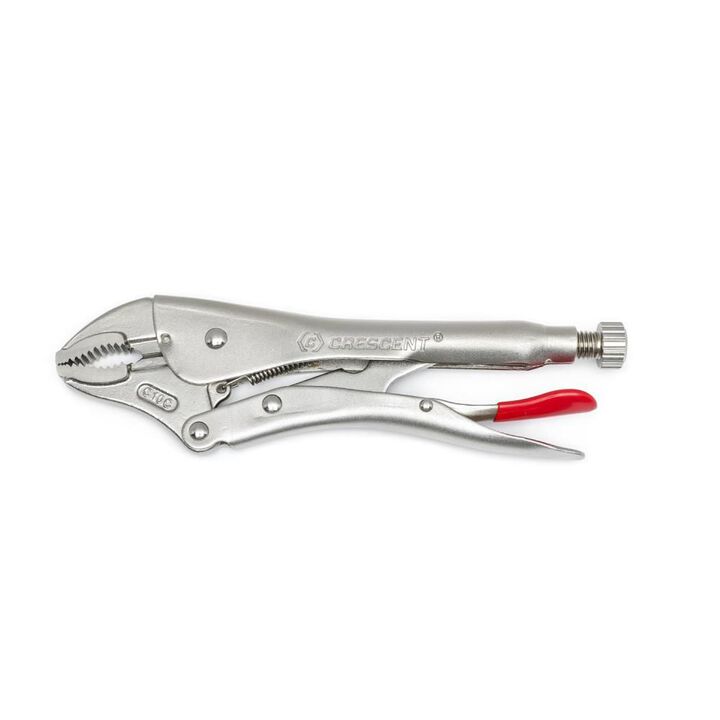 Crescent Curved Jaw Locking Pliers with Wire Cutter 3 Piece Set, large image number 5