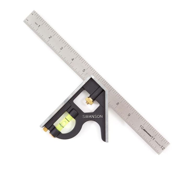 Swanson Tool 12 Inch Combination Square with Metric Markings (30 CM), large image number 1