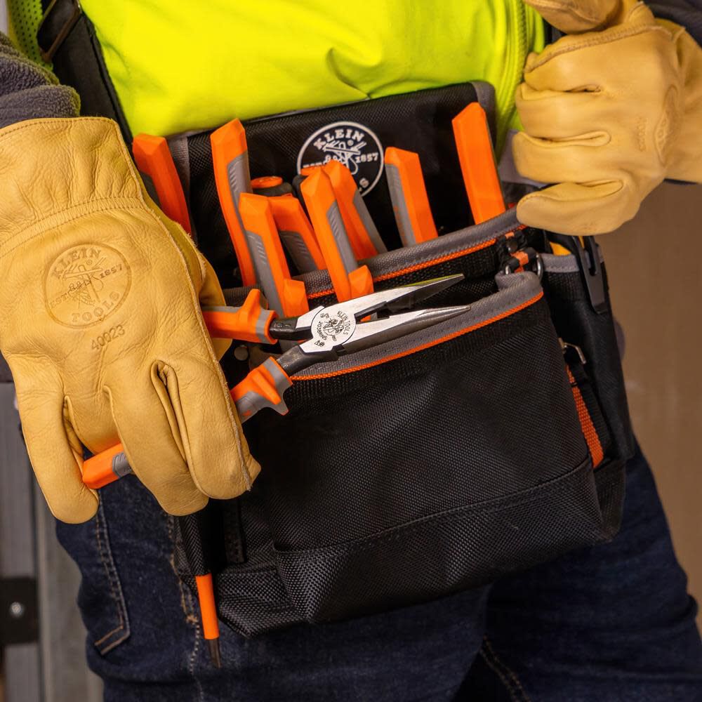 Klein Tools 8 in Long-Nose Insulated Pliers, large image number 4