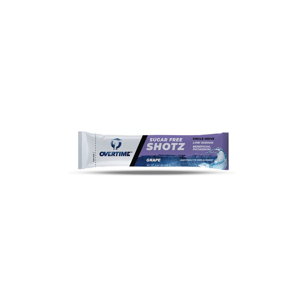 Overtime 200 gram Variety Pack Sugar-Free Electrolyte Replacement Single Shotz, 400qty, large image number 2